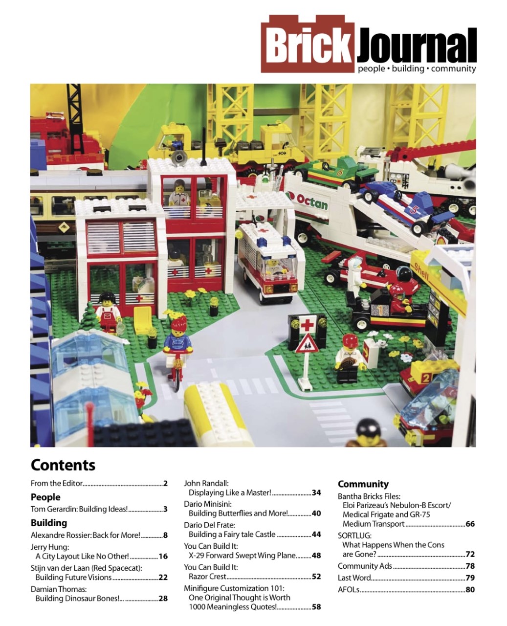 BrickJournal Magazine Issue 67 (May 2021) Adam's Brick Junction